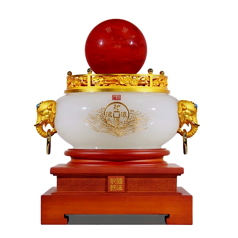 九运转运聚宝盆龙年聚宝盆摆件