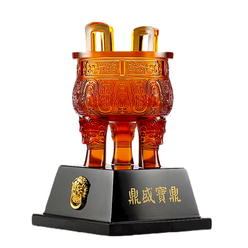 琉璃神州鼎盛圆鼎吉祥风水摆件礼品