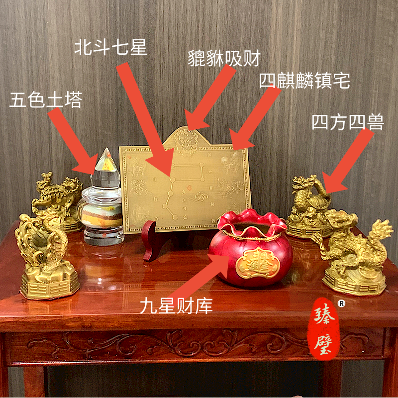 九运九星旺运镇宅招财风水阵