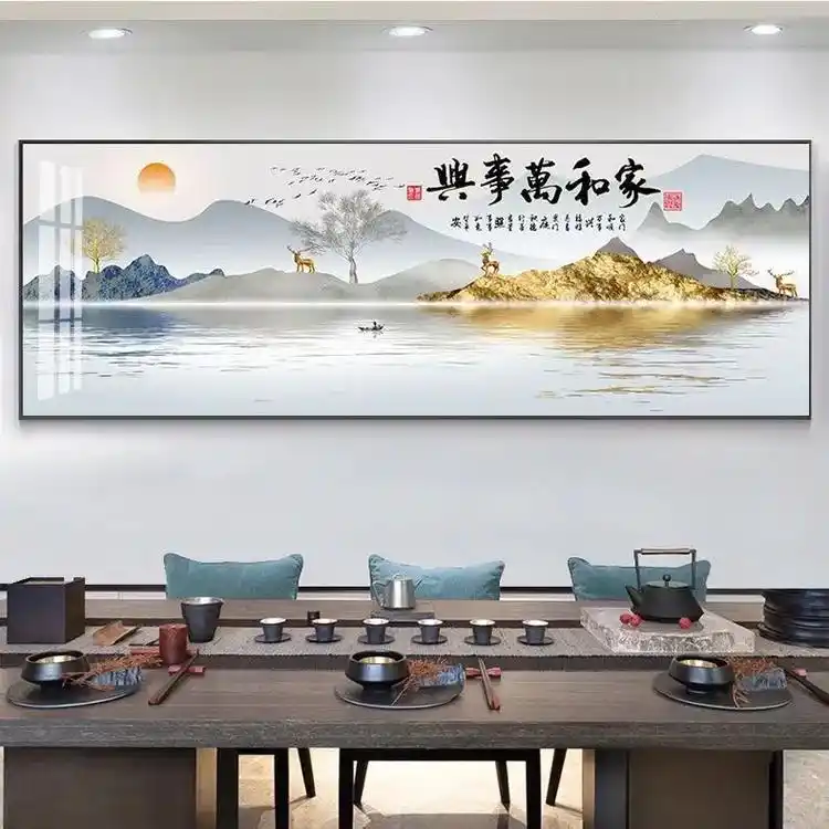 山水画背后的寓意：不仅仅是装饰，更是财运与福气的象征！