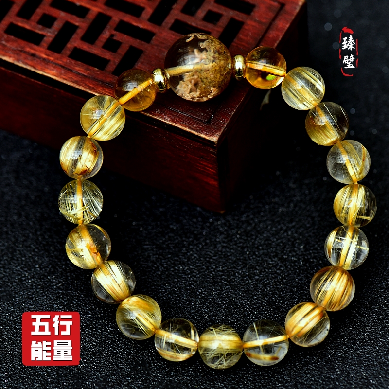 天然水晶圆珠能量